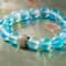Signature Color Shop Blue Glass &#x26; Pave Bead Bracelet by Bead Landing&#x2122;